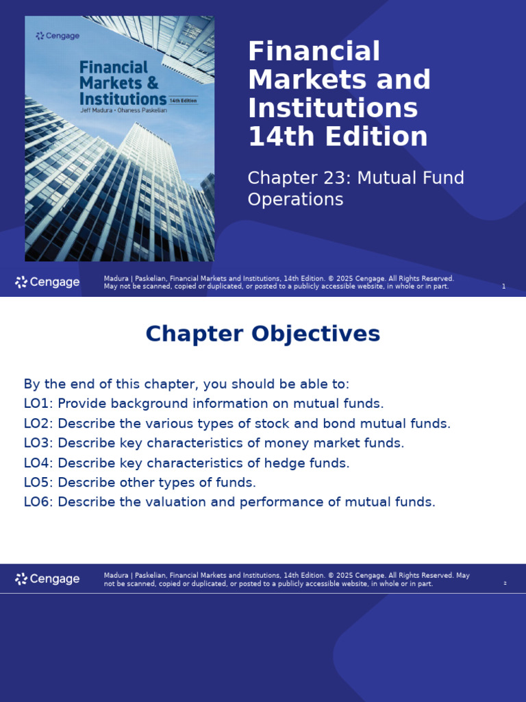 Mutual Fund Operations | PDF | Exchange Traded Fund | Mutual Funds