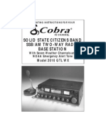 Solid State Citizens Band Ssb/Am Two-Way Radio Base Station: Model 2010 GTL WX