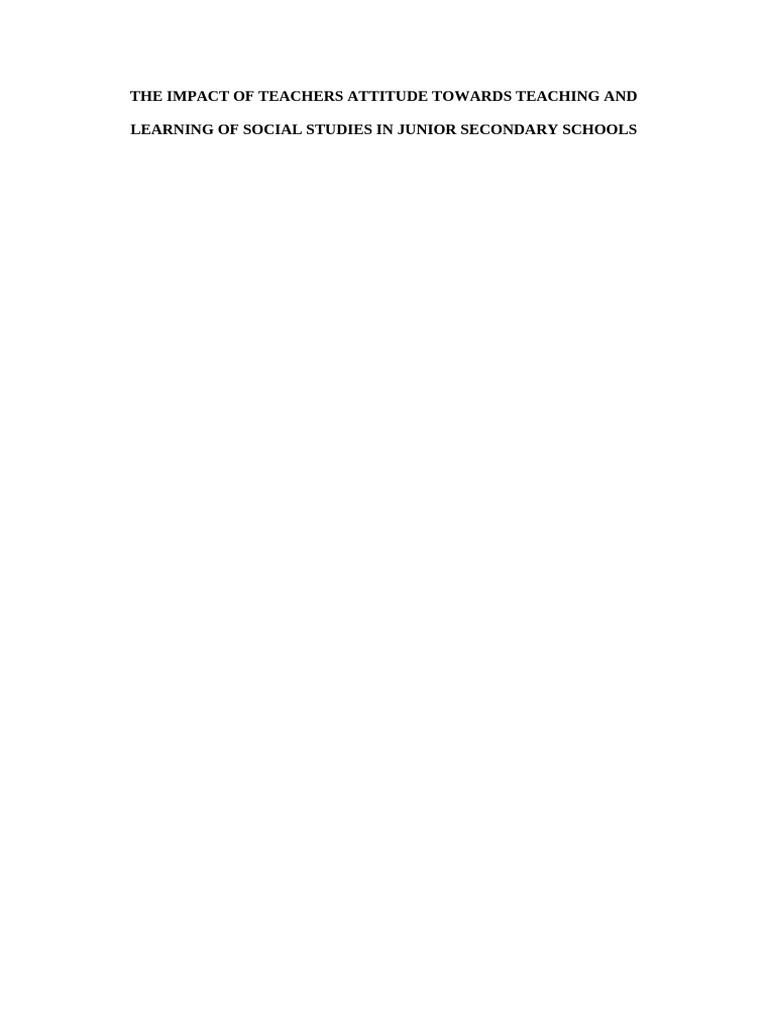 .NG 12194.25716 The Impact of Teachers Attitude Towards Teaching and ...