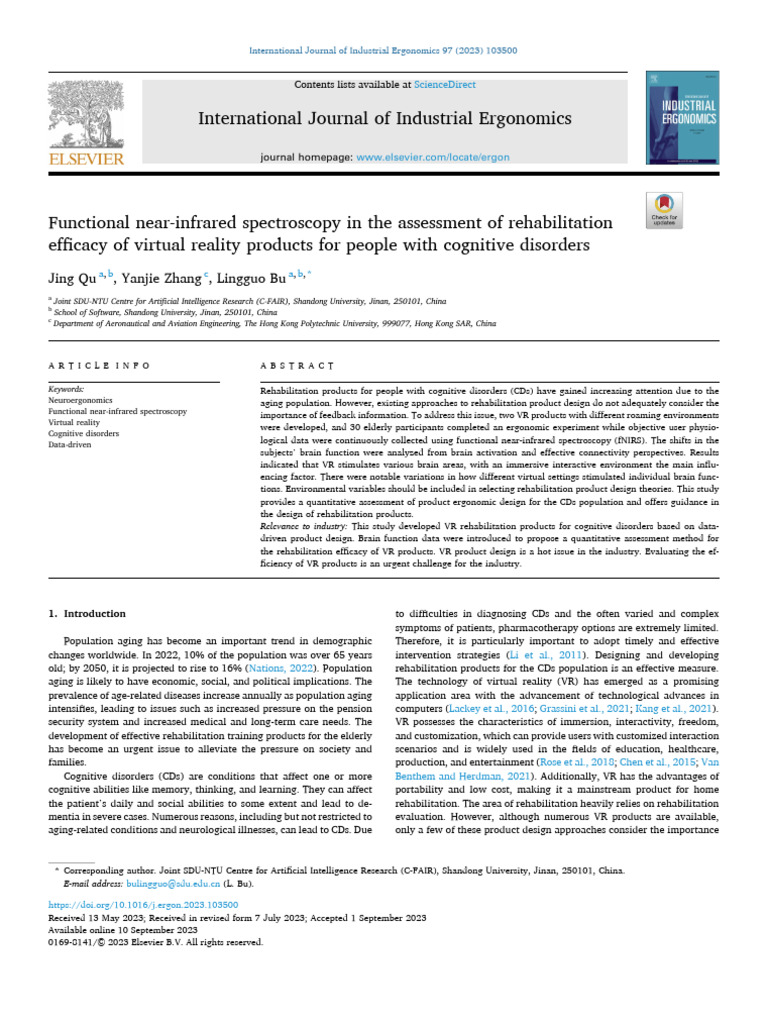 2023 Jing Qu - Functional Near-Infrared Spectroscopy in The Assessment ...