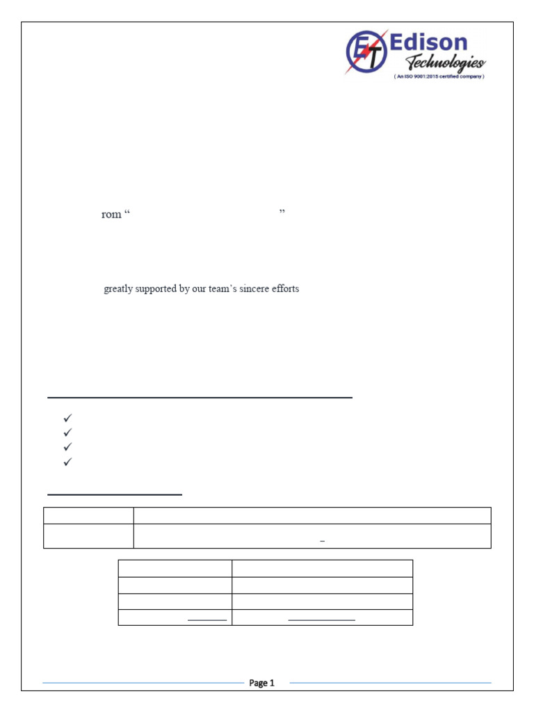 Edison Technologies - Company Profile | PDF