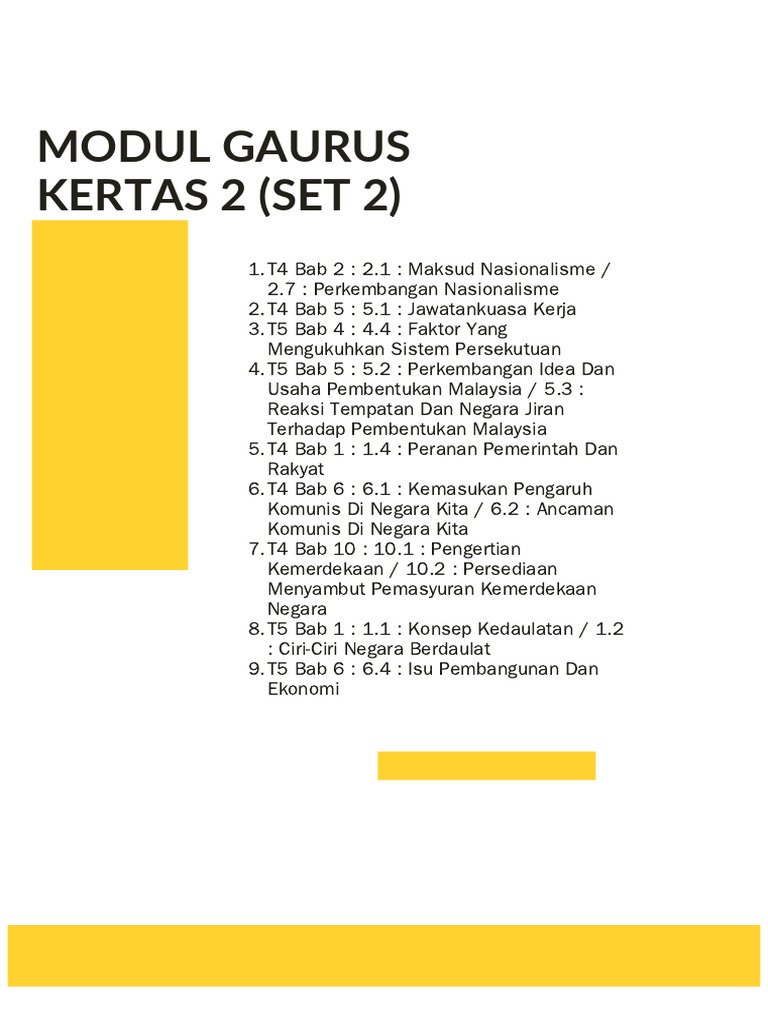 k2 Modul Gaurus Set 2 | PDF