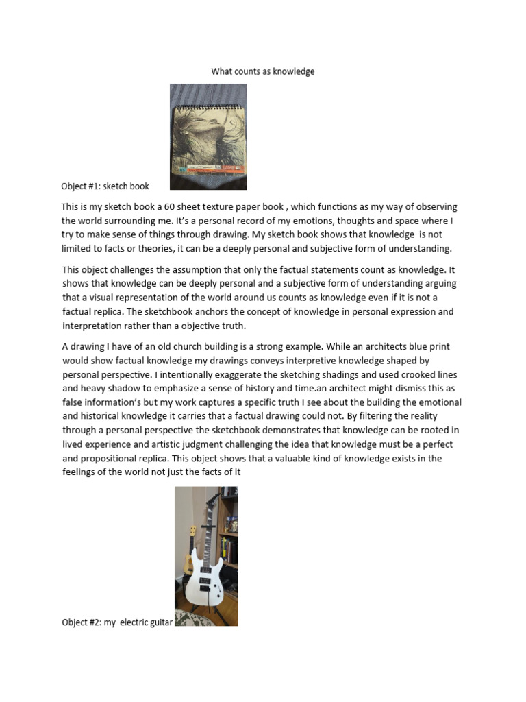 Exploring Diverse Forms of Knowledge | PDF | Knowledge | Truth