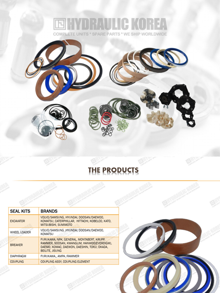 HK Seal Kit 2018 | PDF | Construction Equipment