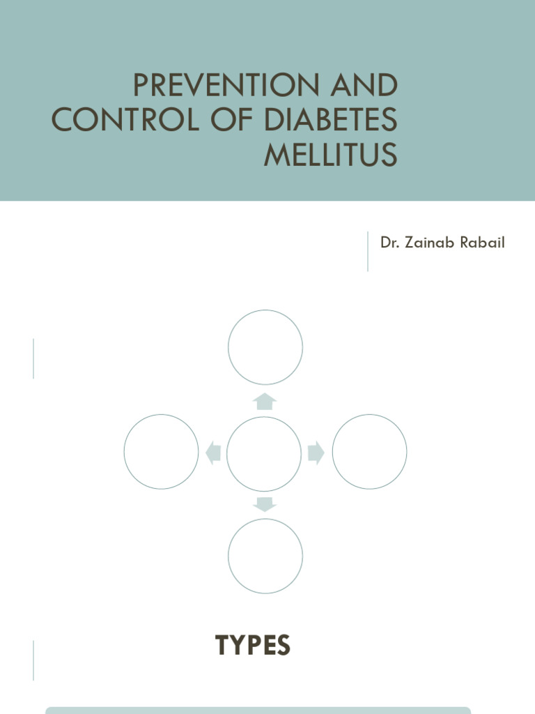 Prevention and Control of Diabetes Mellitus | PDF | Diabetes | Prediabetes