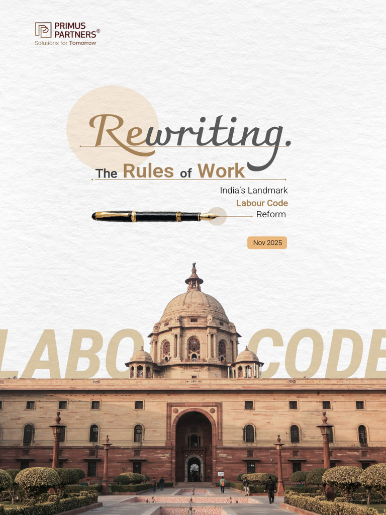 India’s Labour Code Reform Overview | PDF | Employment | Labour Law