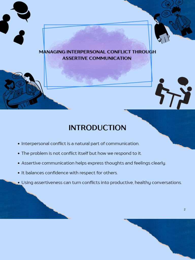 Assertive Communication for Conflict Resolution | PDF