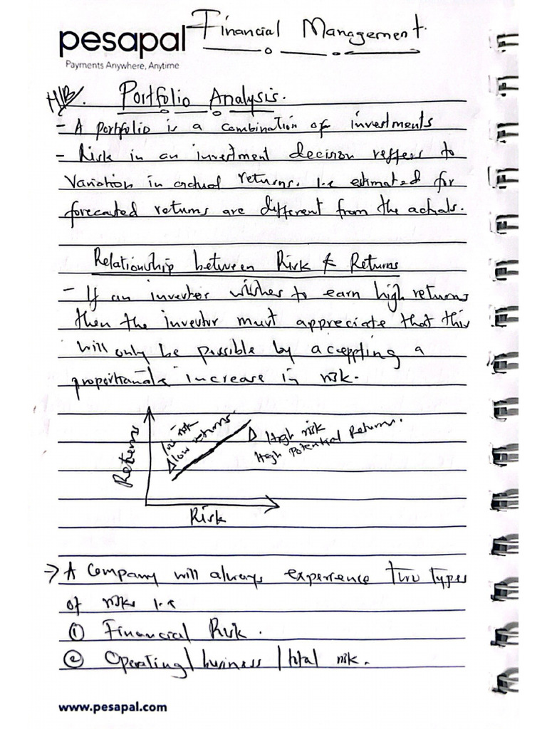 FM Class Notes | PDF