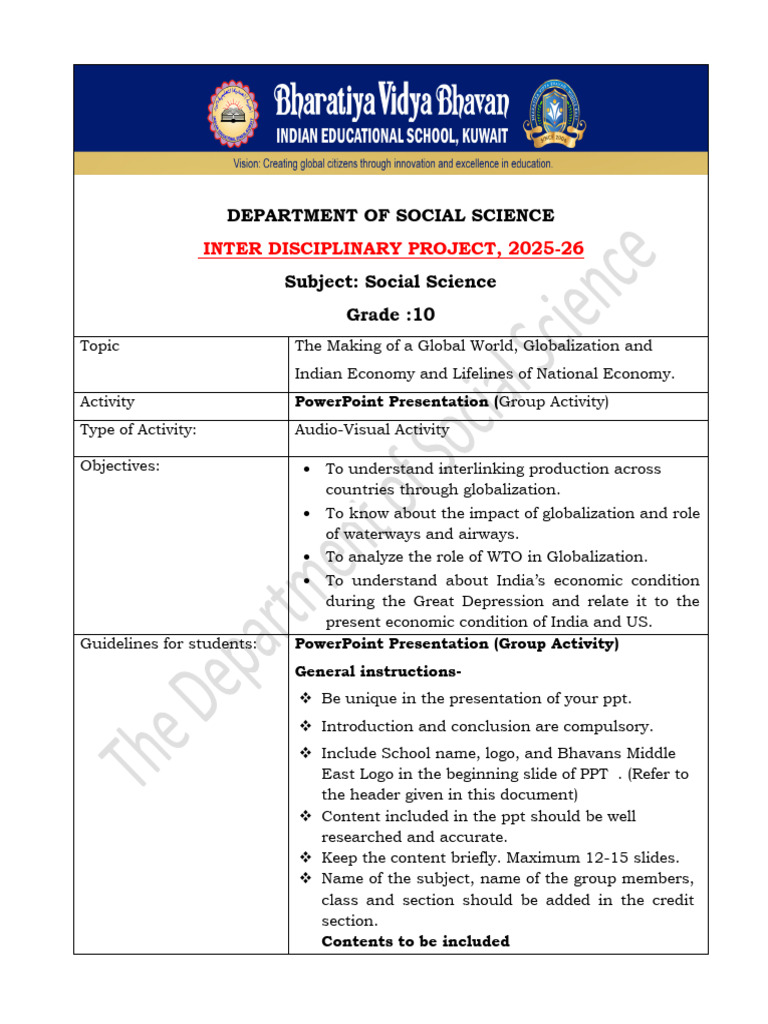 IDP Grade 10 | PDF | Economies