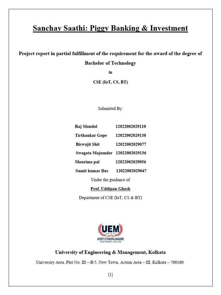 Sanchay Saathi: AI Micro-Investing Platform | PDF | Usability ...