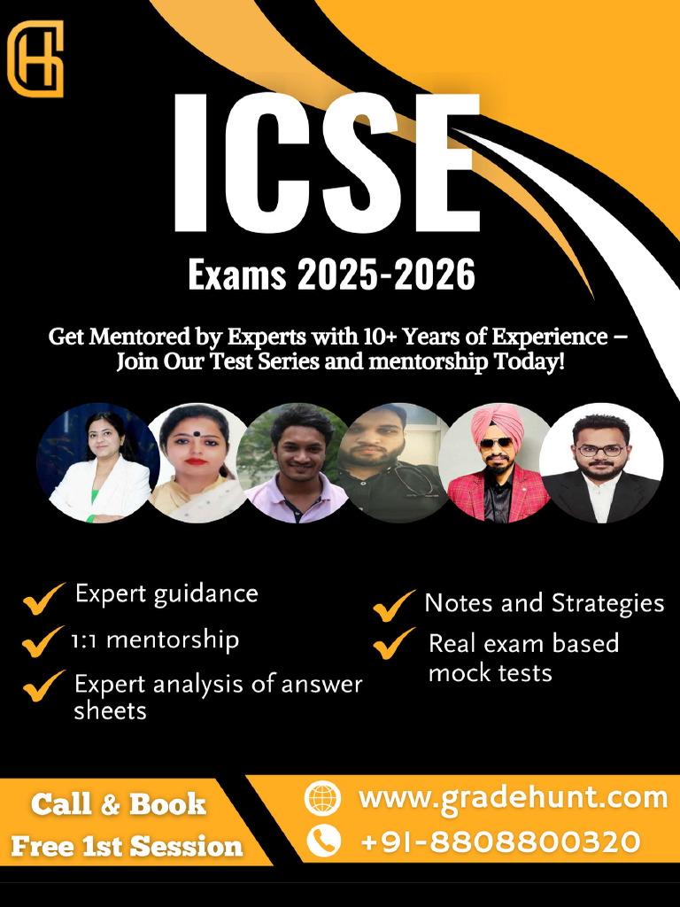 ICSE Class 10 Physics Exam Paper 2025 | PDF | Refraction | Light