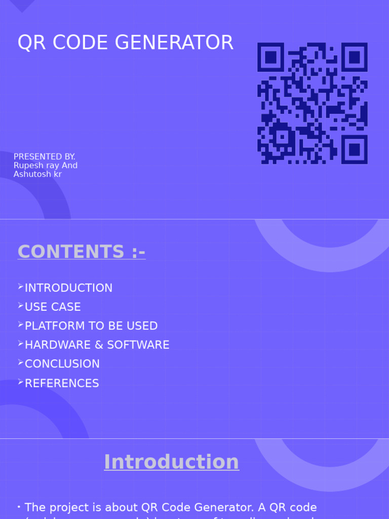 QR Code Generator: Overview and Use Cases | PDF