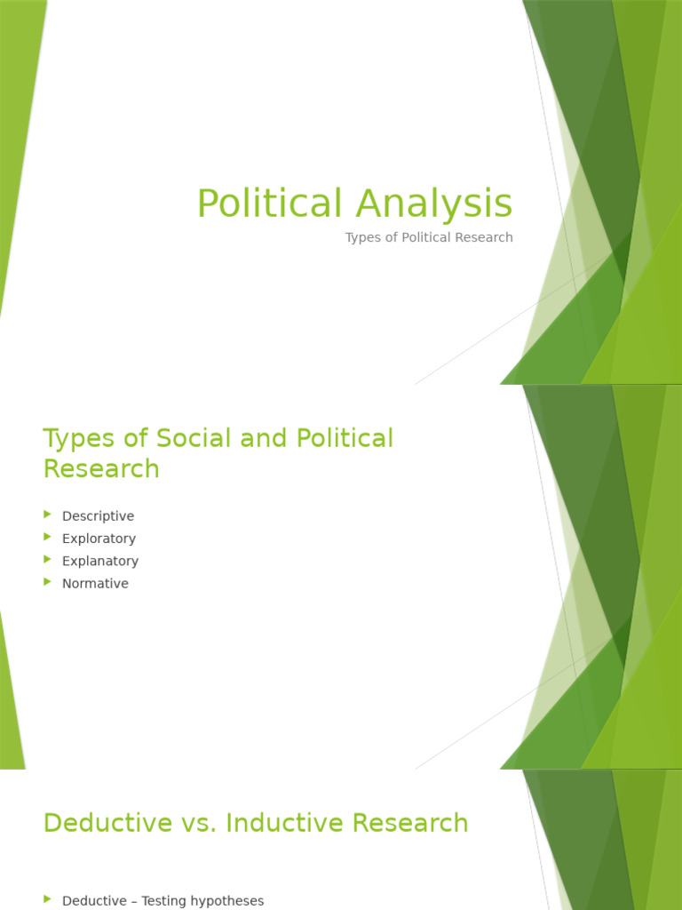 Types of Political Research | PDF
