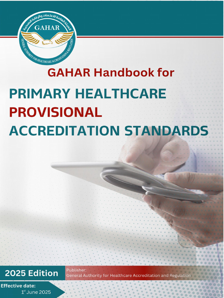 GAHAR Provisional Accreditation Standards | PDF | Radiation Protection ...