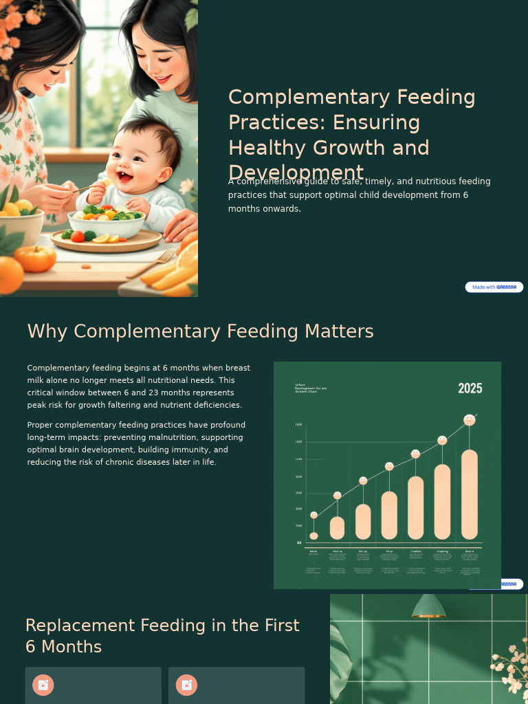 Essential Guide to Complementary Feeding | PDF | Malnutrition ...