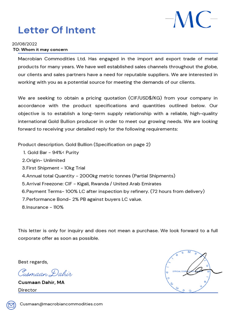 LOI Gold Bullion 2022 Q4 04 (2) (1) | PDF