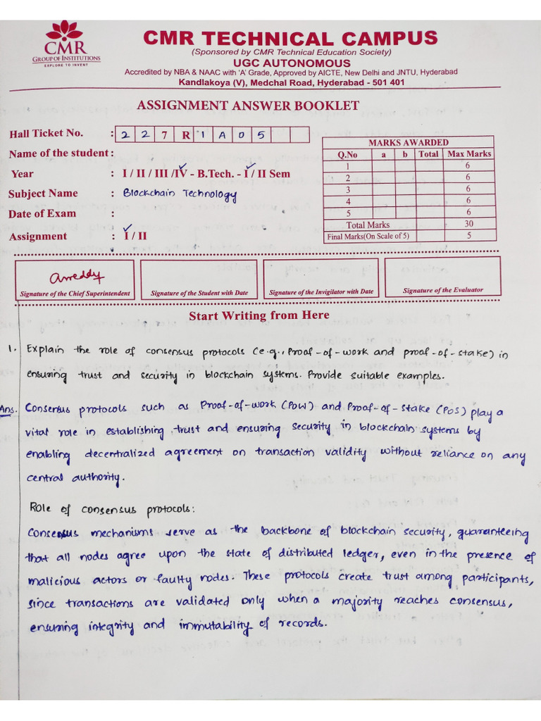 Blockchain Assignment -1 (1) | PDF