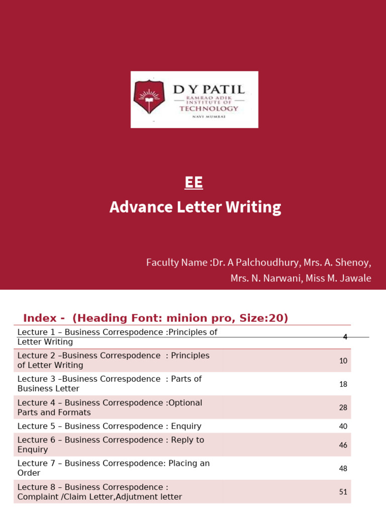 Advance Business Letter Writing 2 | PDF | Business