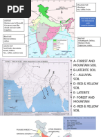 Soil Types and Crops in India Map | PDF