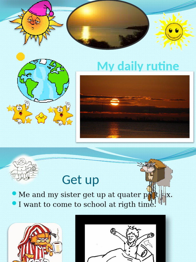 Daily Routine: Morning to Night | PDF