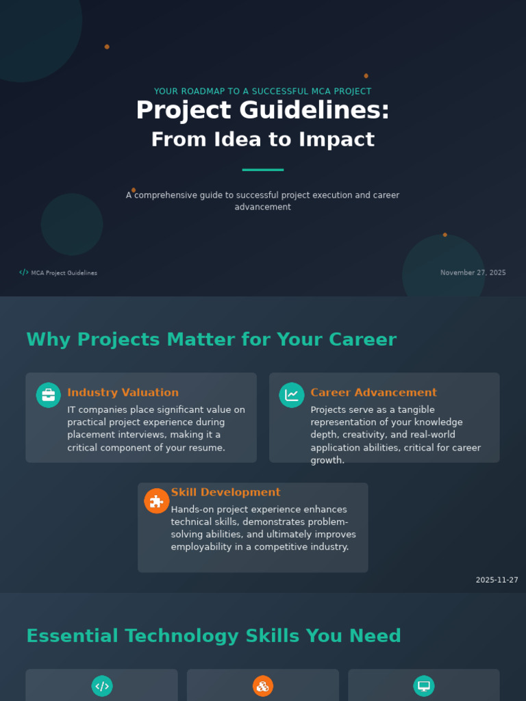 Project Guidelines - From Idea To Impact | PDF | Machine Learning ...