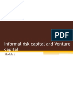 Informal Risk and Venture Capital