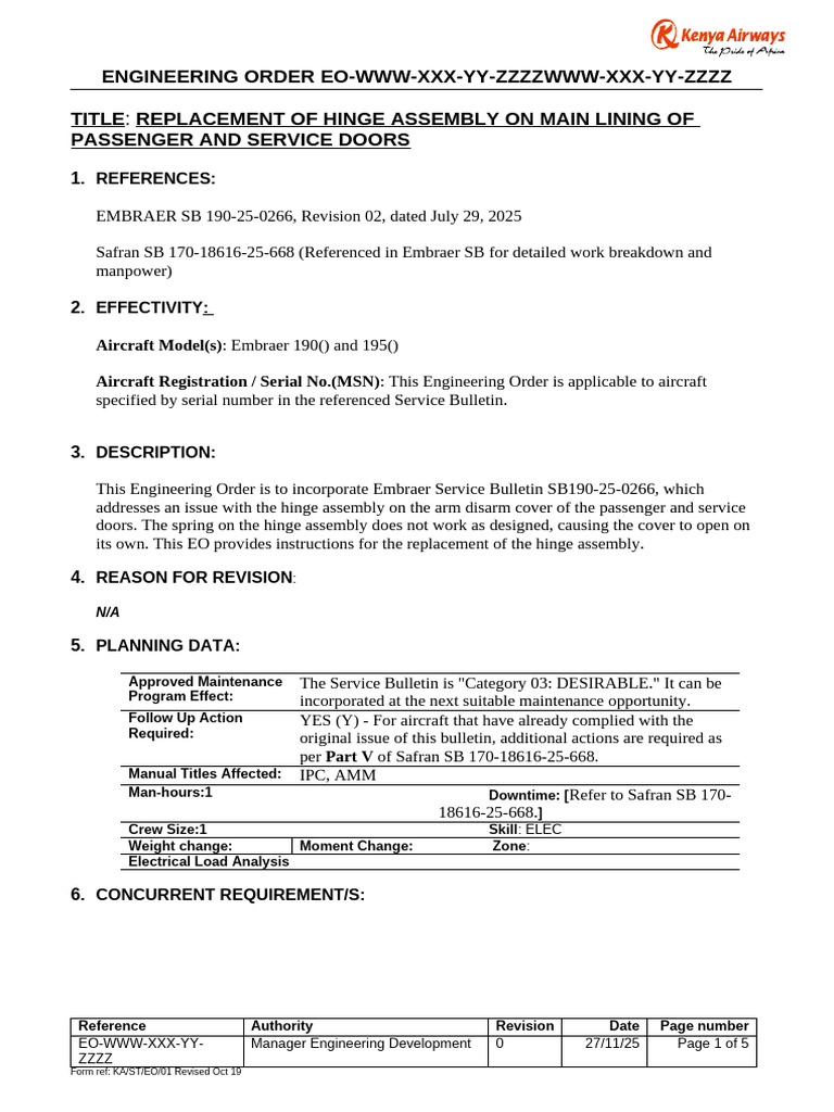 EO Template Revised | PDF