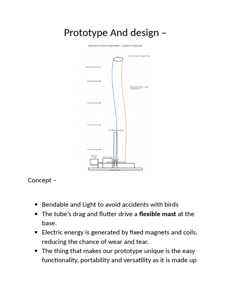 Innovative Bird-Safe Energy Prototype | PDF
