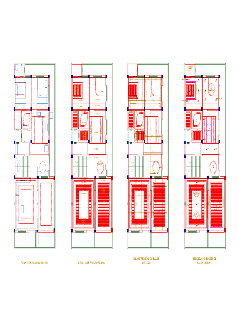 False Ceiling Measurement Guide | PDF