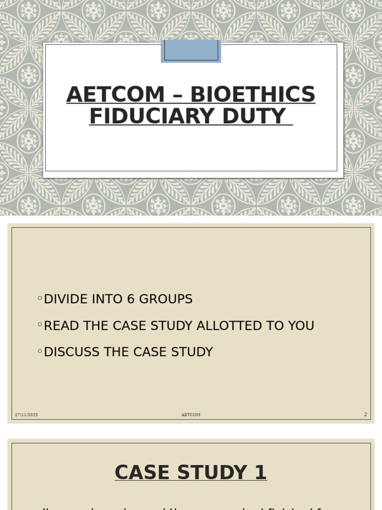 Bioethics Case Studies in Healthcare | PDF | Social Programs | Health ...