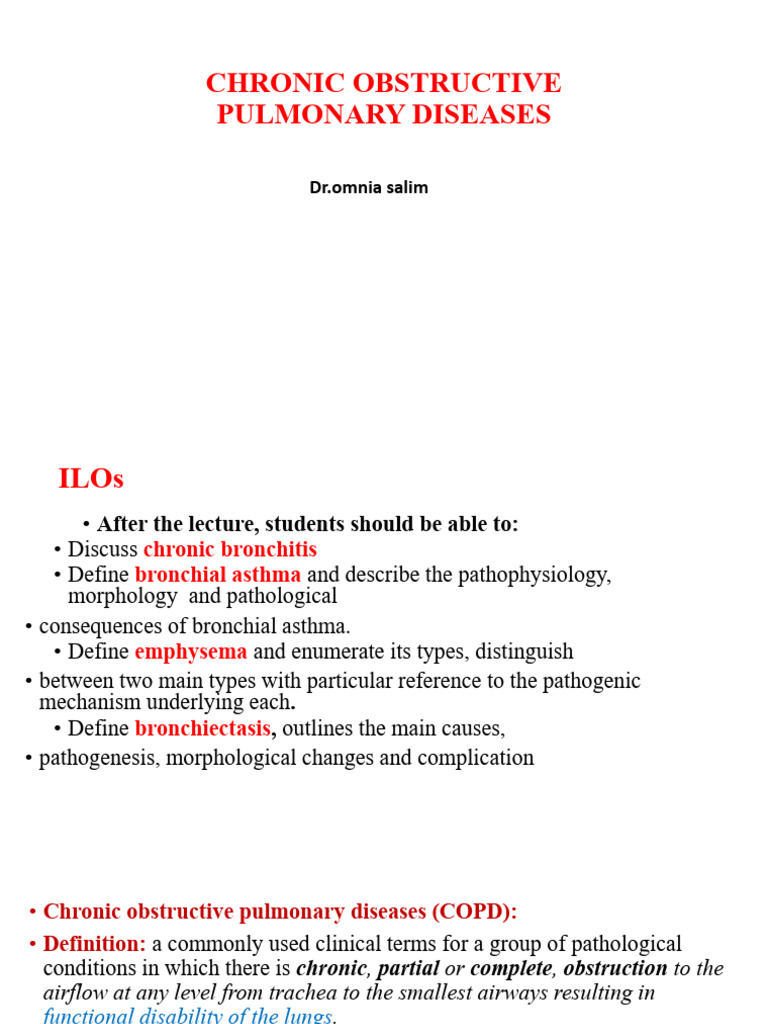 Understanding Chronic Obstructive Diseases | PDF | Lung | Respiratory Tract