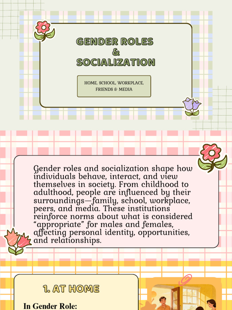 Understanding Gender Roles and Socialization | PDF | Socialization ...