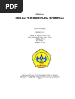 Download Makalah Etika Dan Proposisi Perilaku Kepemimpinan Kel1 by ImeLda Khristiyan SN95656595 doc pdf
