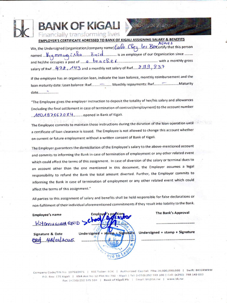 Bank of Kigali | PDF