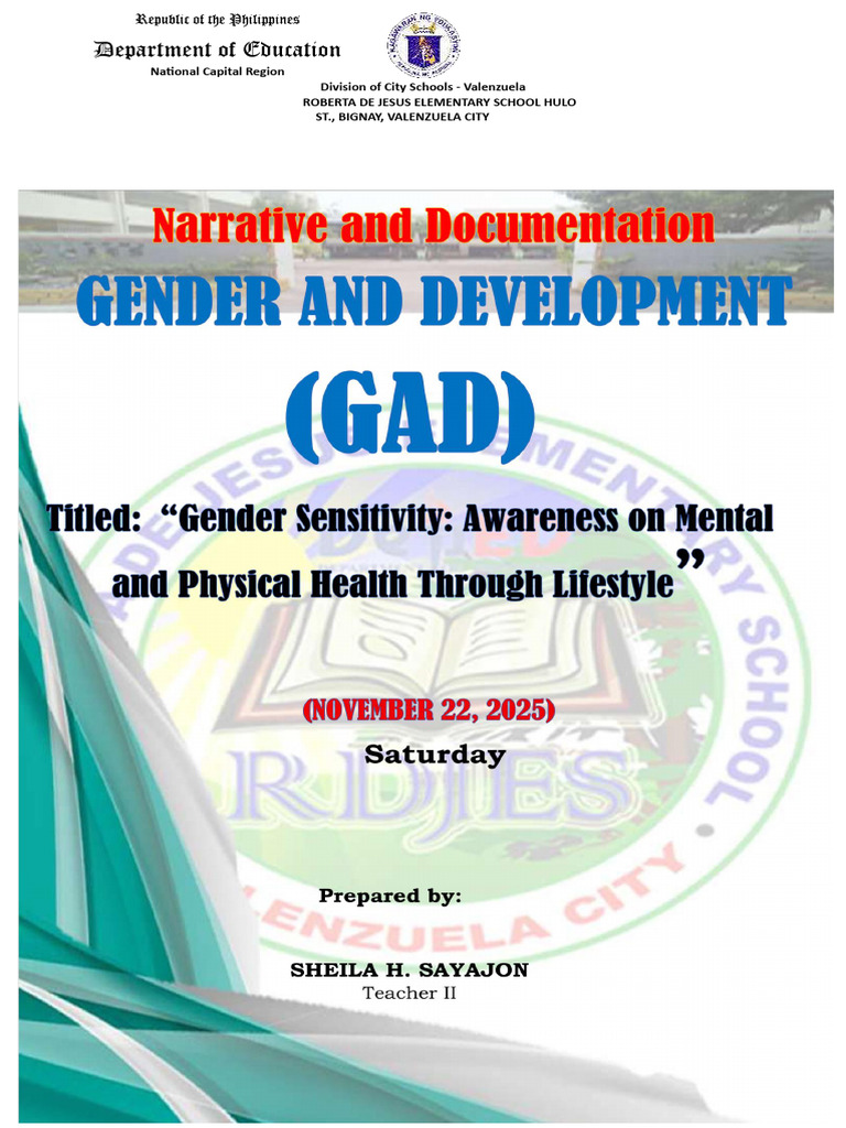 Gender Development Seminar Overview | PDF | Teachers | Learning
