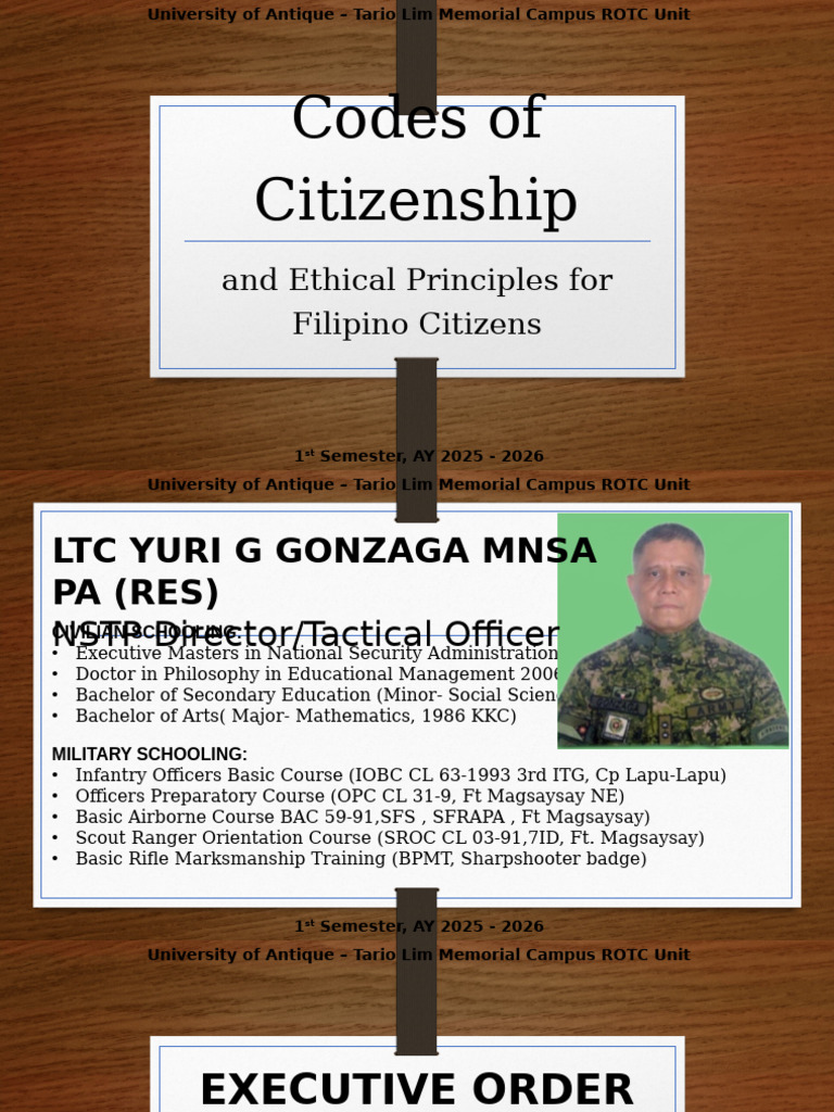 Filipino Citizenship and Ethics Code | PDF