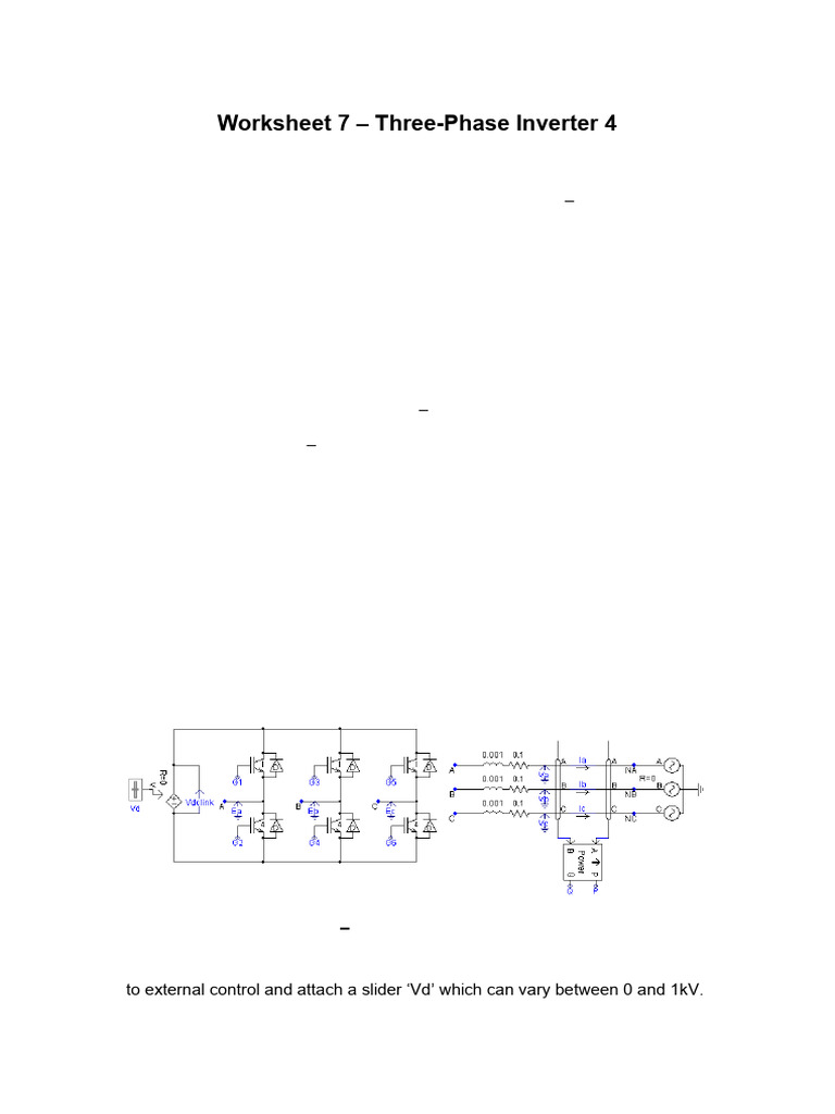 Three-Phase Inverter Control Design | PDF | Power Inverter | Physical ...