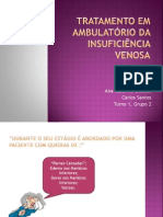 Tratamento em ambulatório da insuficiência venosa