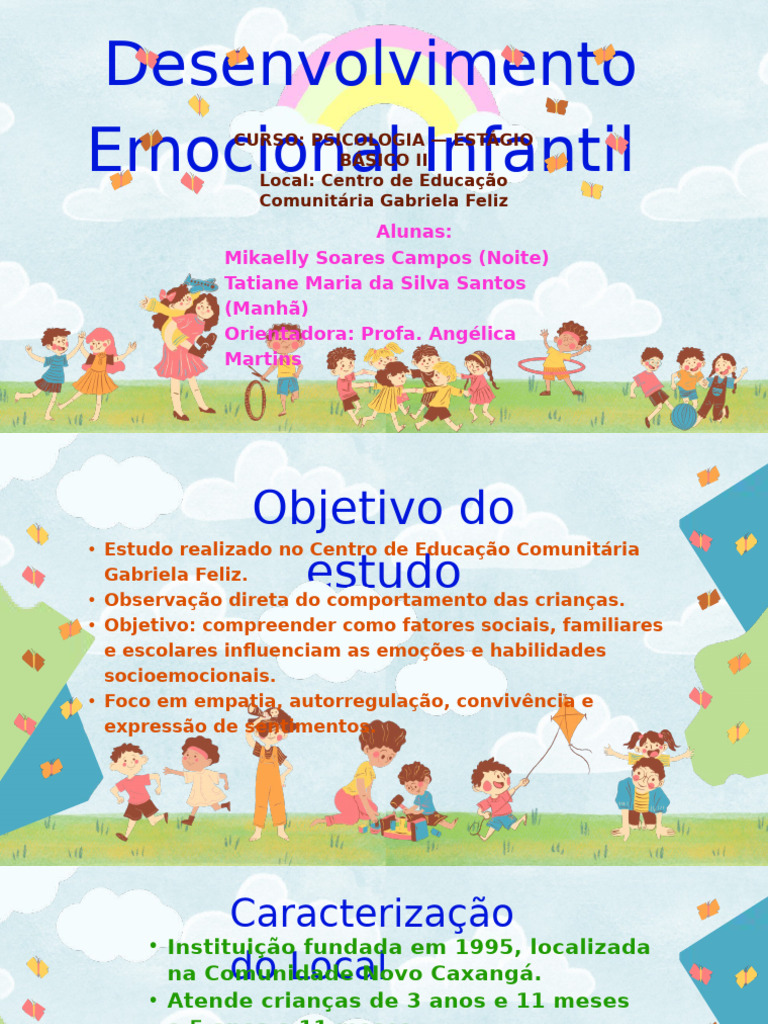 Desenvolvimento Infantil | PDF | Psicologia | Emoções