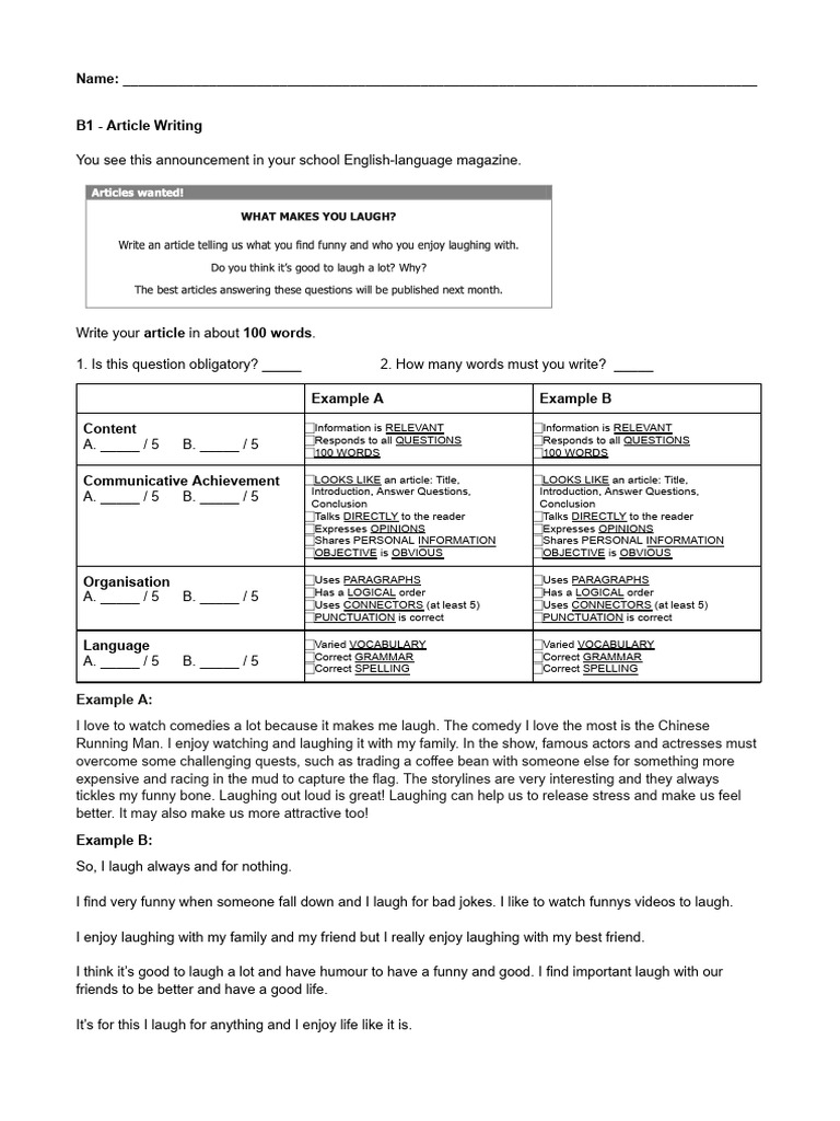 Article - Pre1 - Unit 3 | PDF | Linguistics | Human Communication