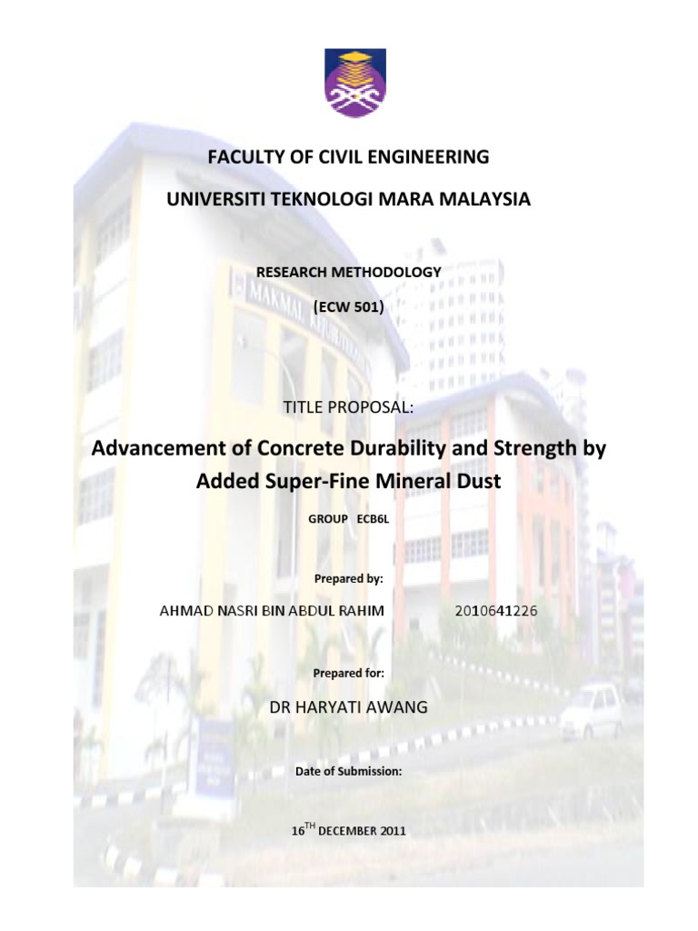 Concrete Durability with Super-Fine Dust | PDF | Fly Ash | Concrete