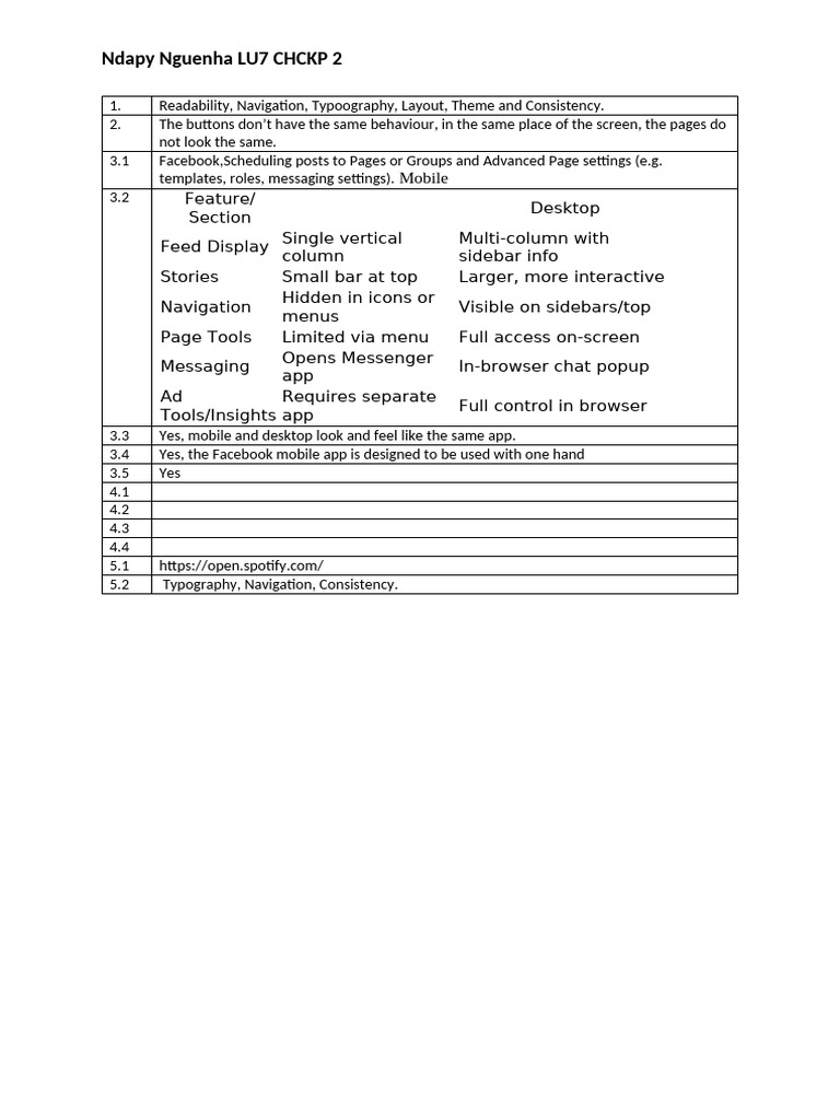 CHECKP 2 LU 7 Ndapy Nguenha | PDF