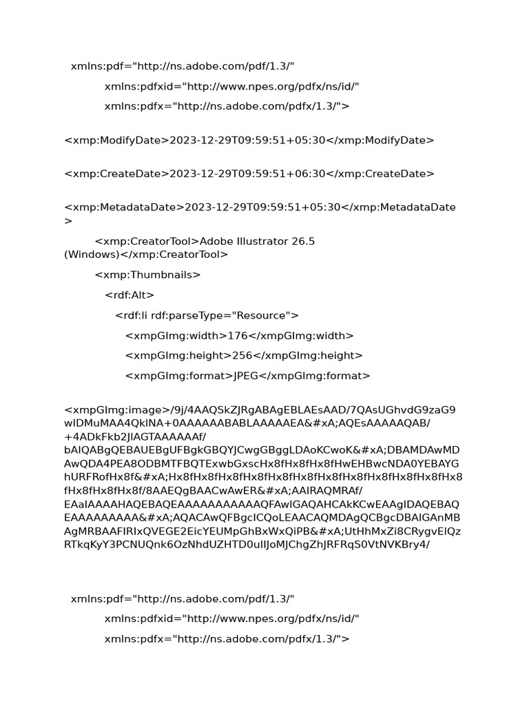 Adobe Illustrator Metadata Overview | PDF