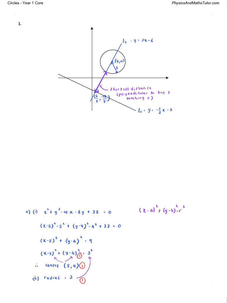 Circles MA | PDF | Circle | Area