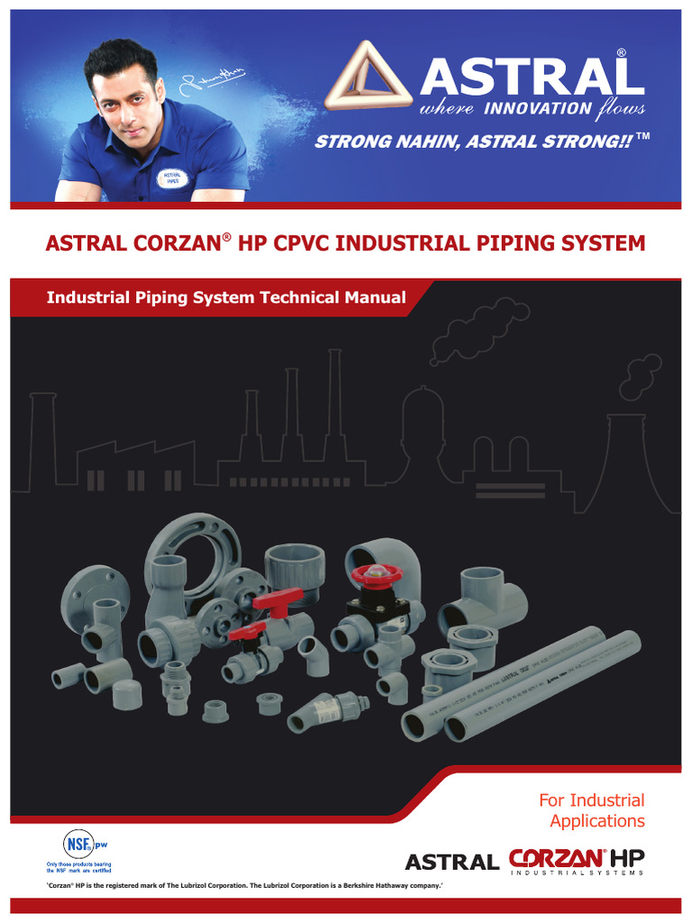 Corzan CPVC Industrial Pipe Book | PDF | Corrosion | Pipe (Fluid ...