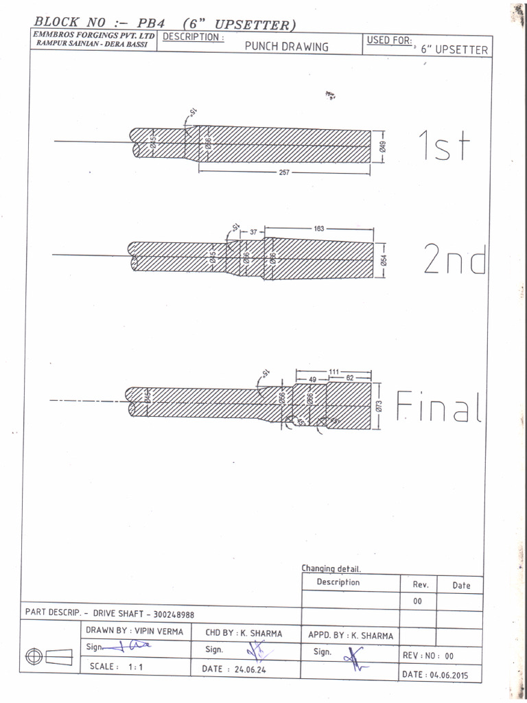 Punch Drawing 8988 | PDF
