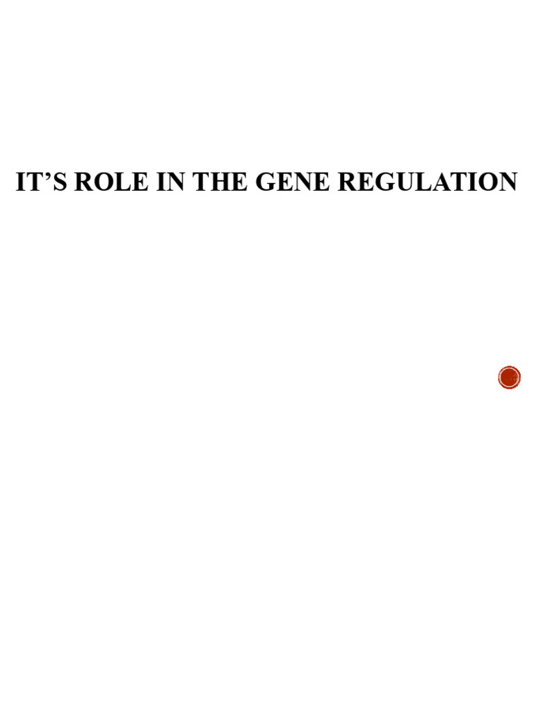 Mechanism Of Epigenetics And Its Role In The Gene Regulation Pdf