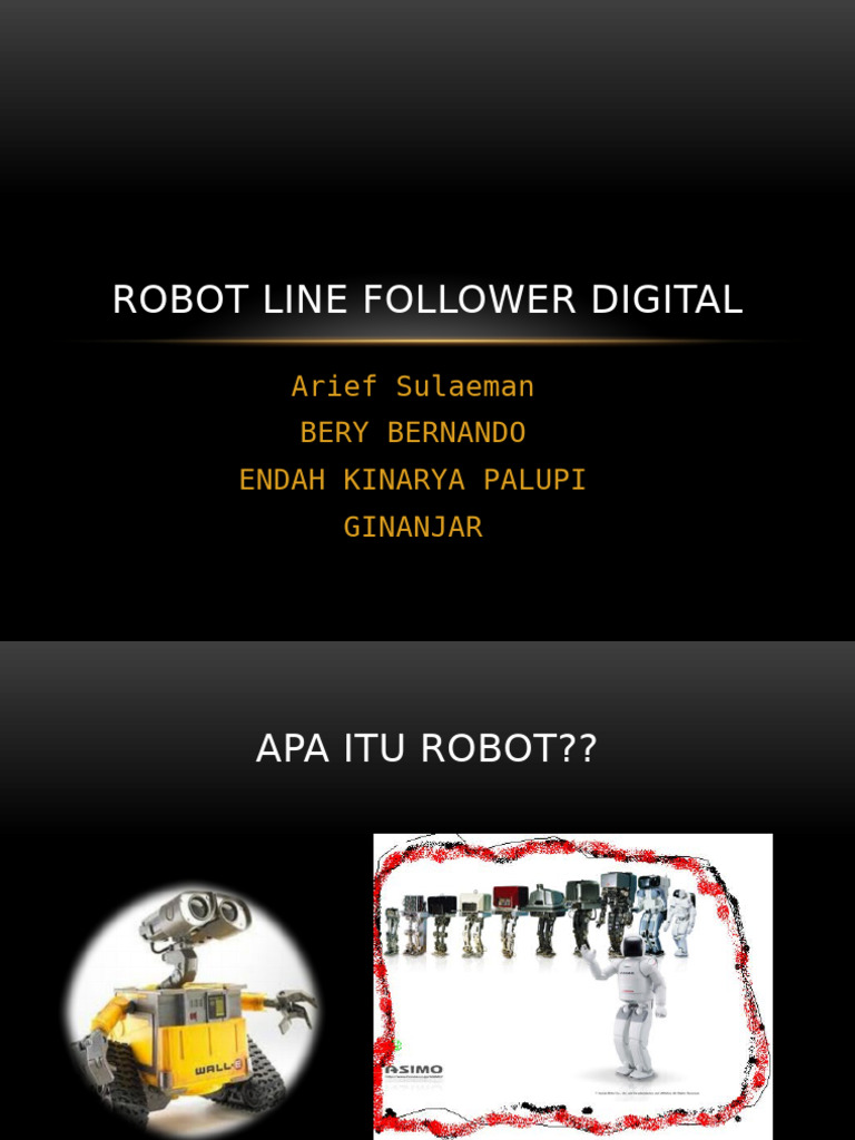 Robot Line Follower Digital | PDF