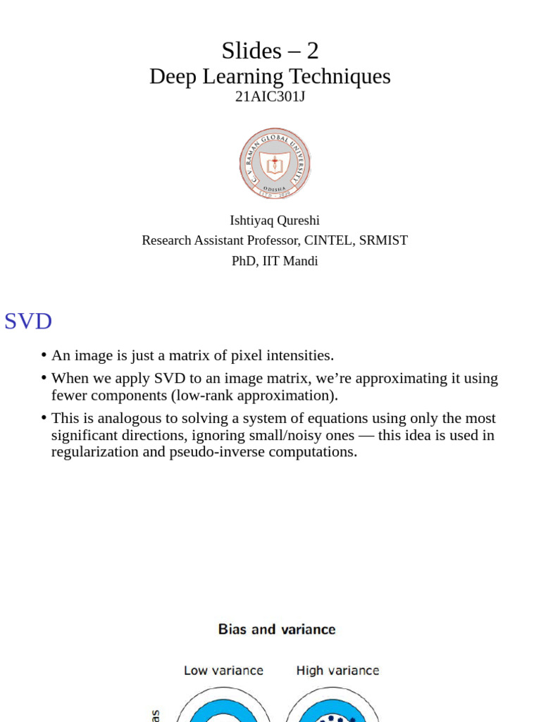 Deep Learning Techniques Overview | PDF | Cross Validation (Statistics ...