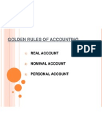 Golden Rules of Accounting: Real Account